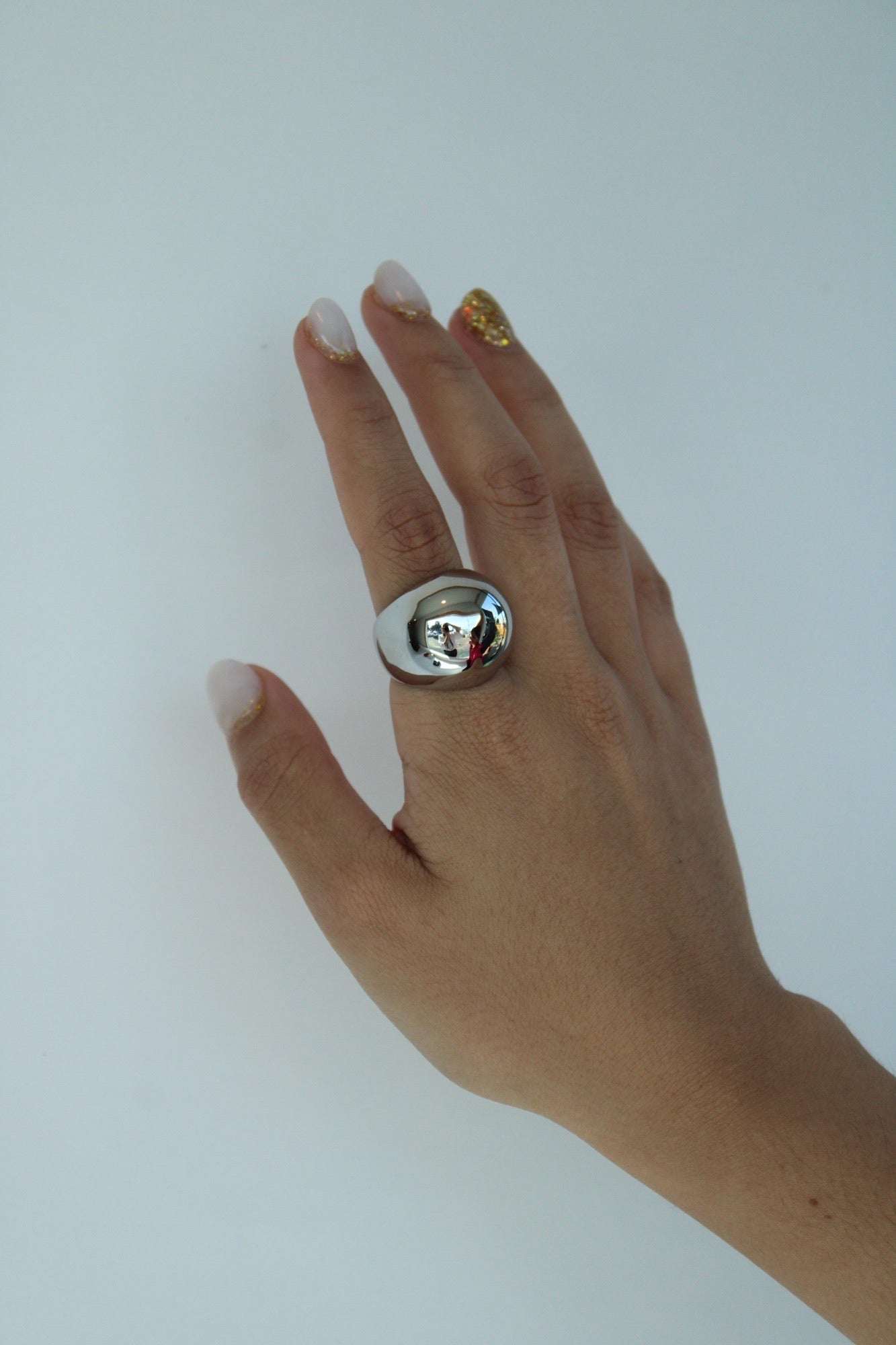 BOLD CHUNKY SILVER RING