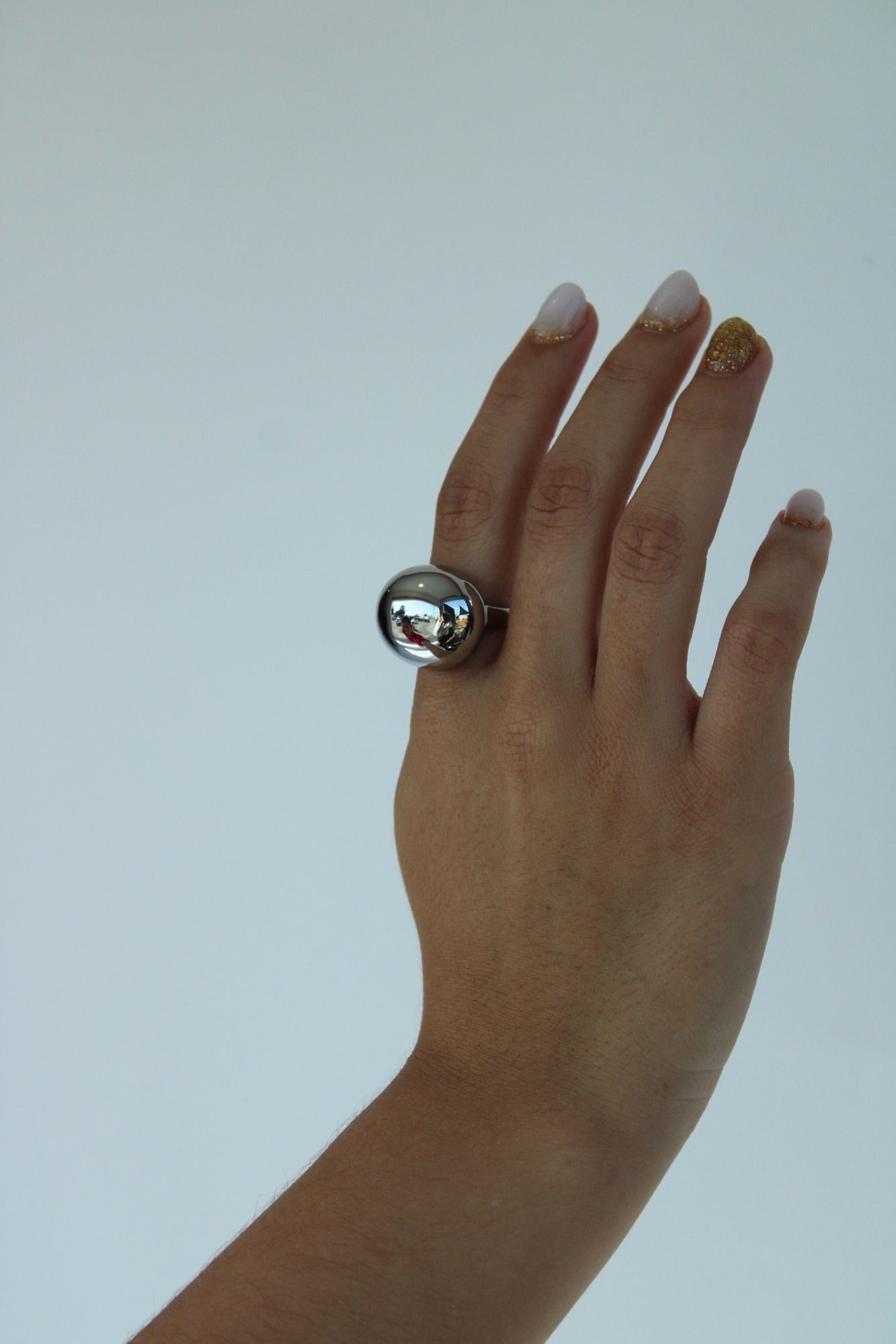 DROP SILVER RING