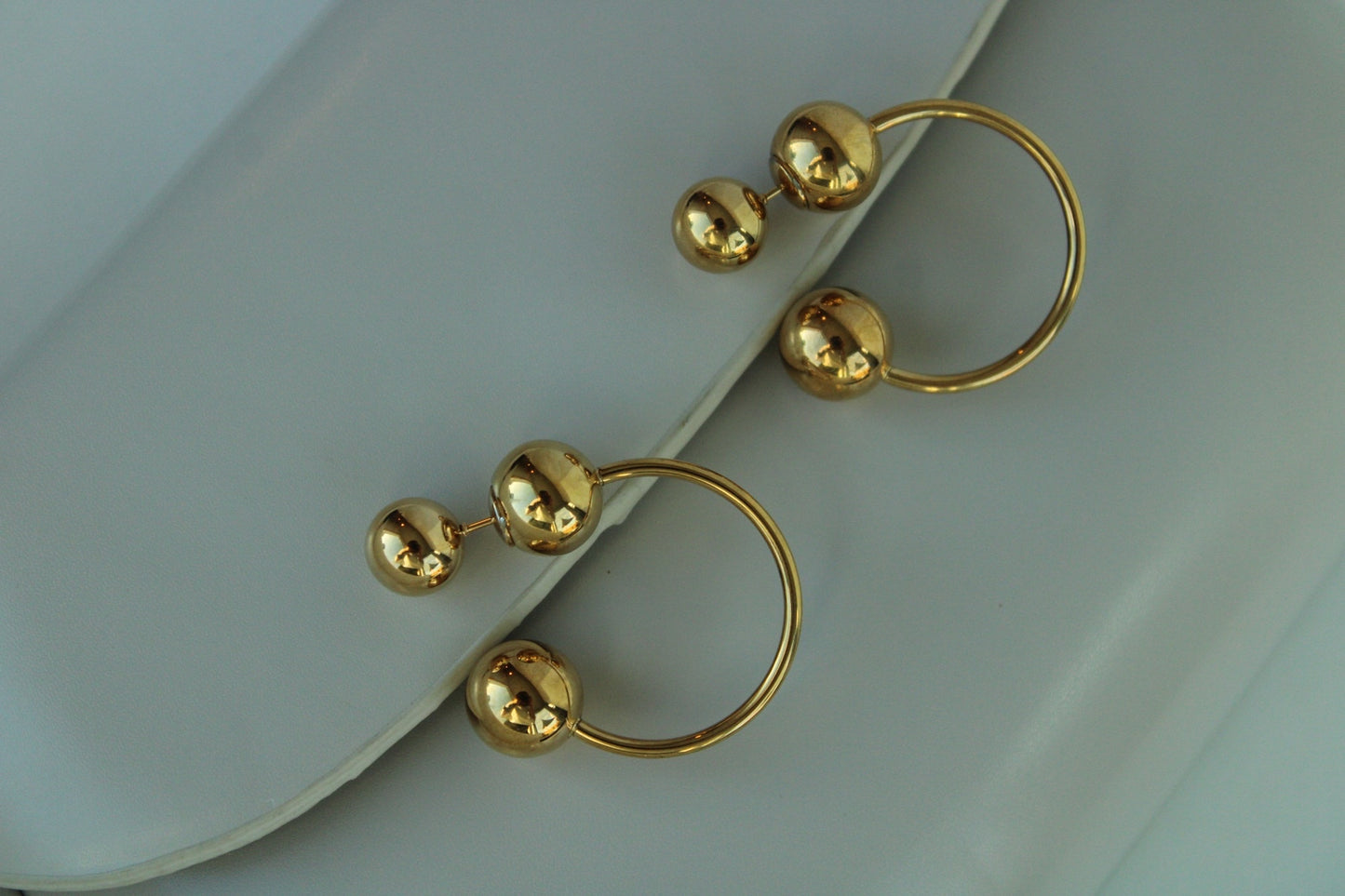 SPHERE GOLD EARRINGS